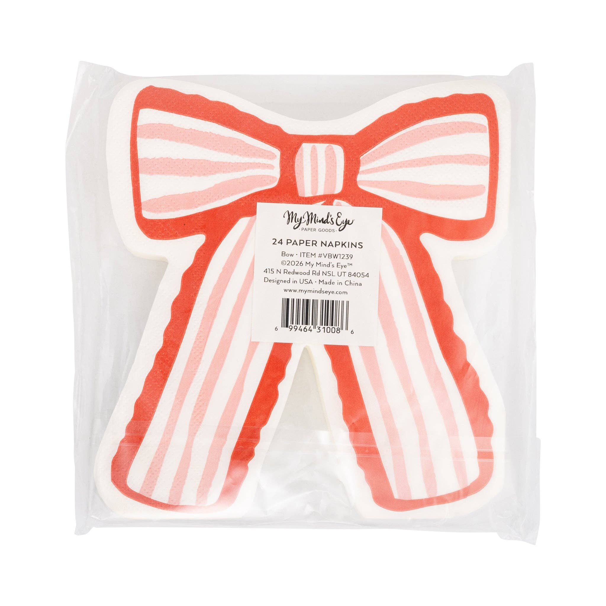 Bow-tiful Bow Shaped Napkins