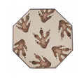 Dinosaur Footprint Paper Plates - Pack of 8