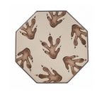 Dinosaur Footprint Paper Plates - Pack of 8
