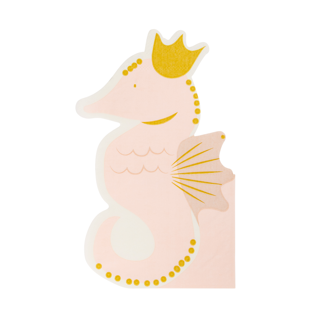Mermaid Magic Seahorse Napkins