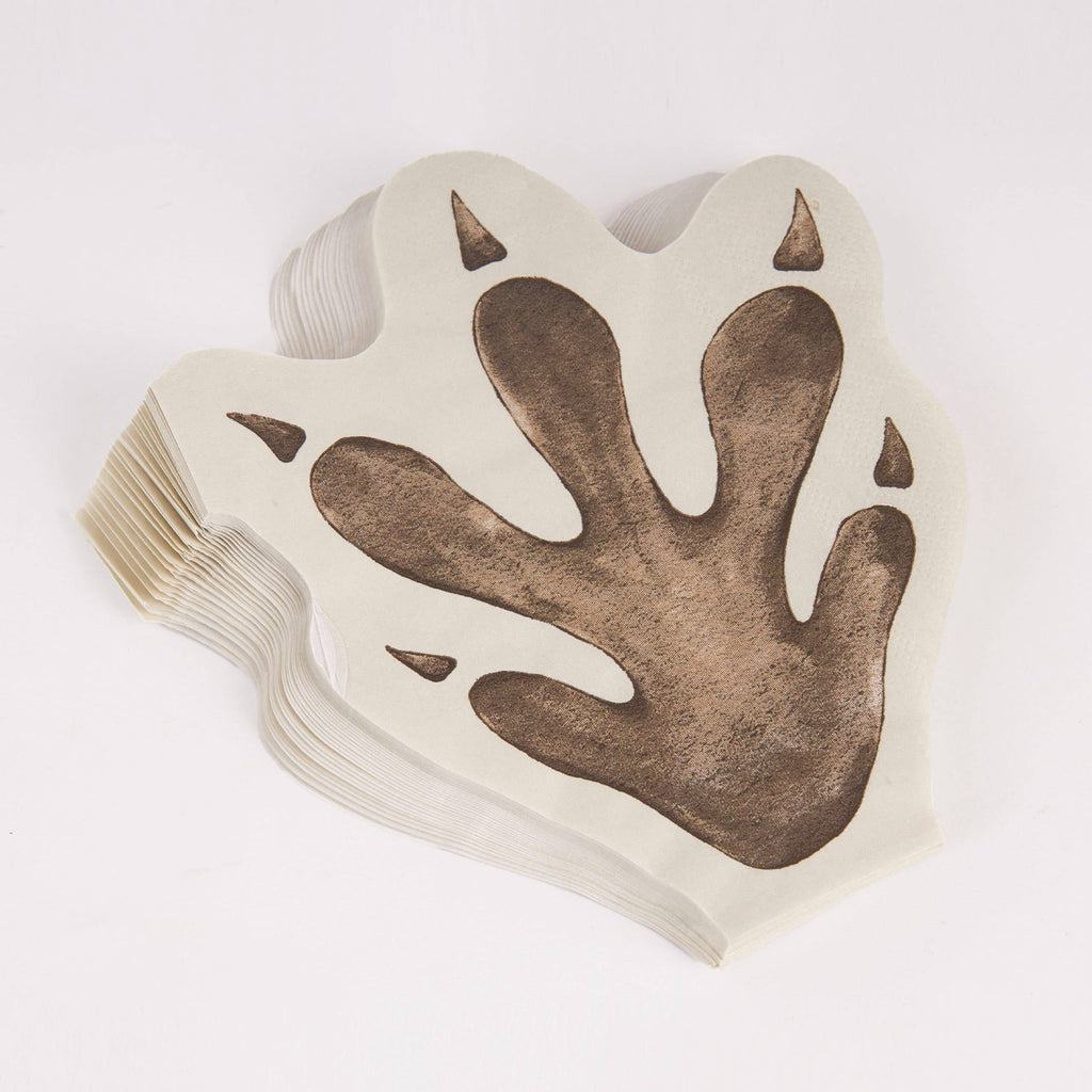 Dinosaur Footprint Paper Napkins