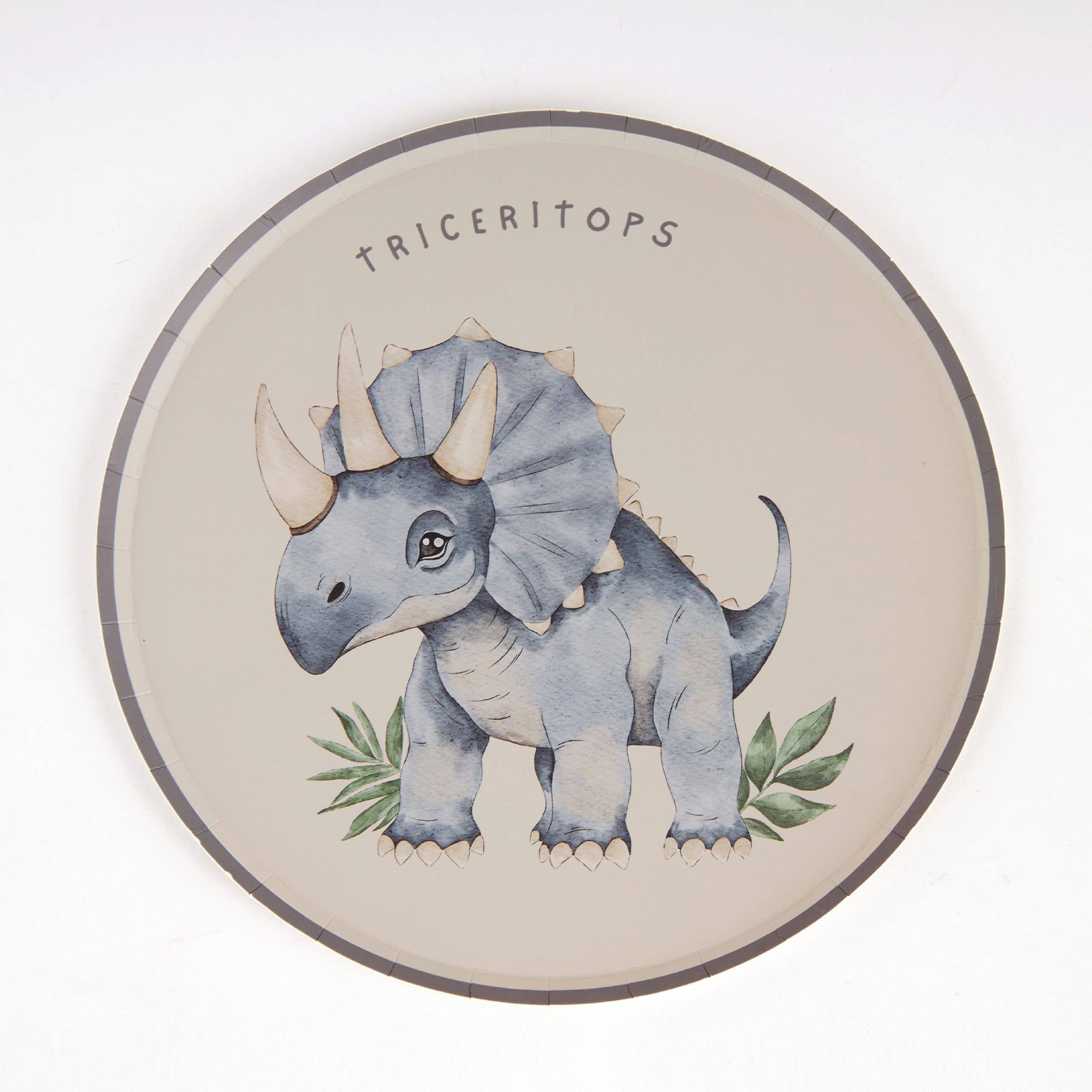 Dinosaur Paper Plates