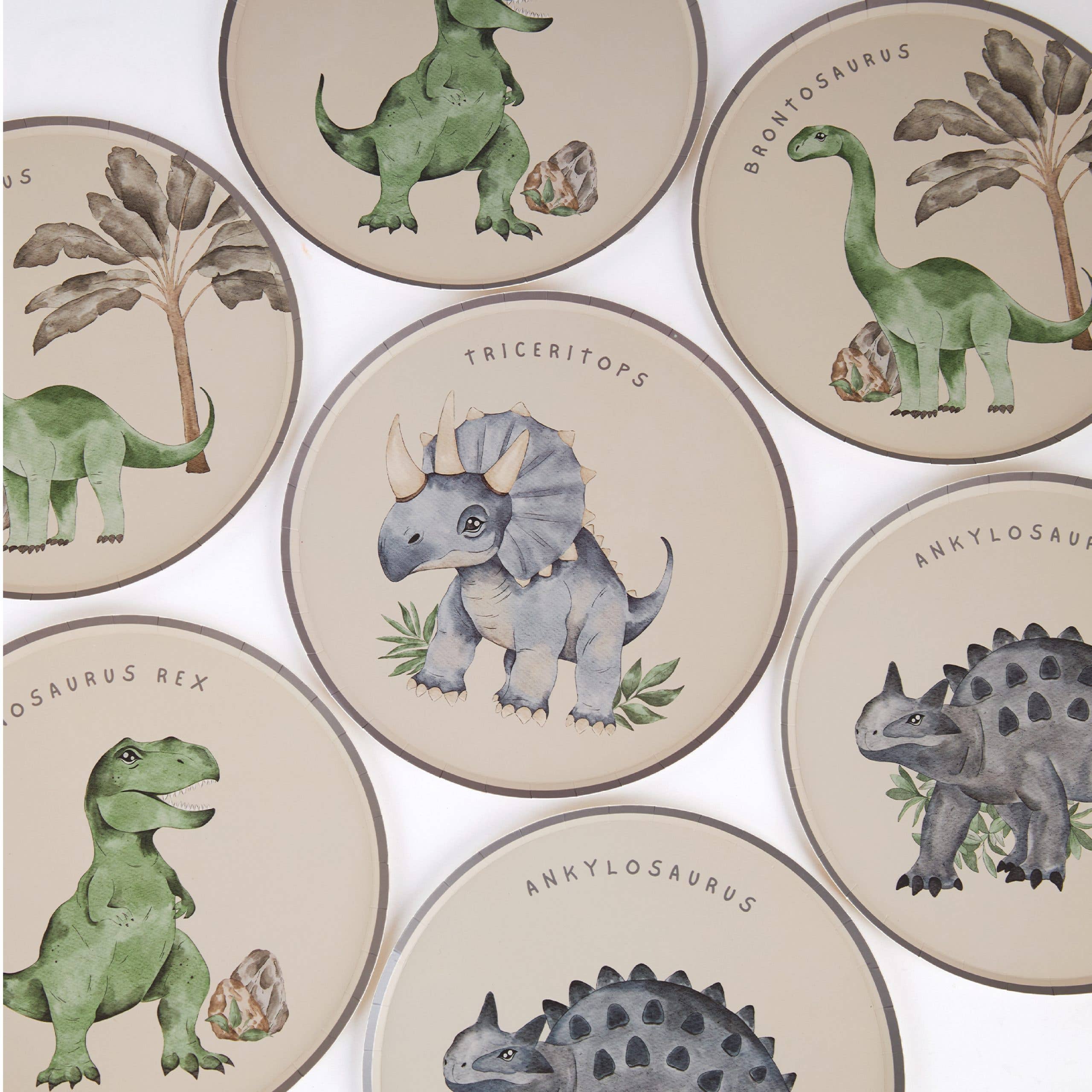 Dinosaur Paper Plates