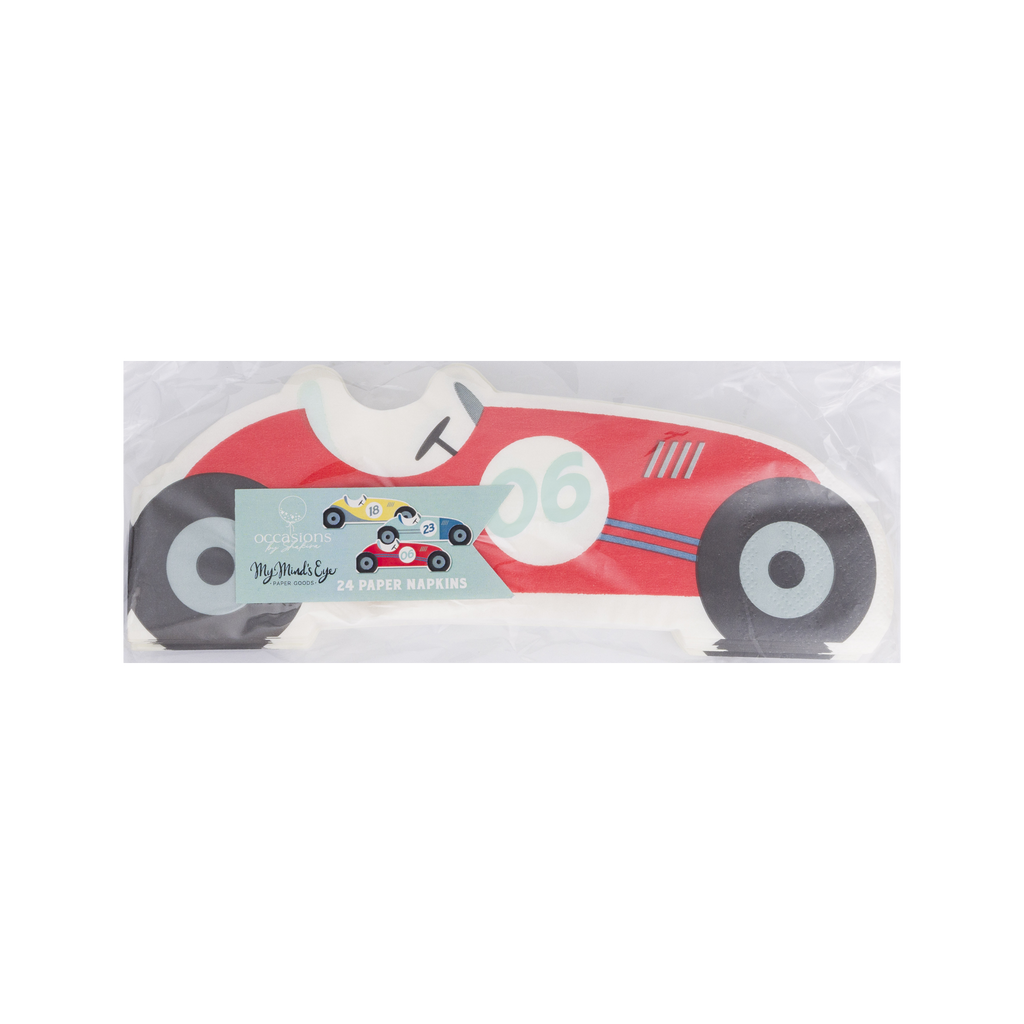 Retro Race Car Napkin Set