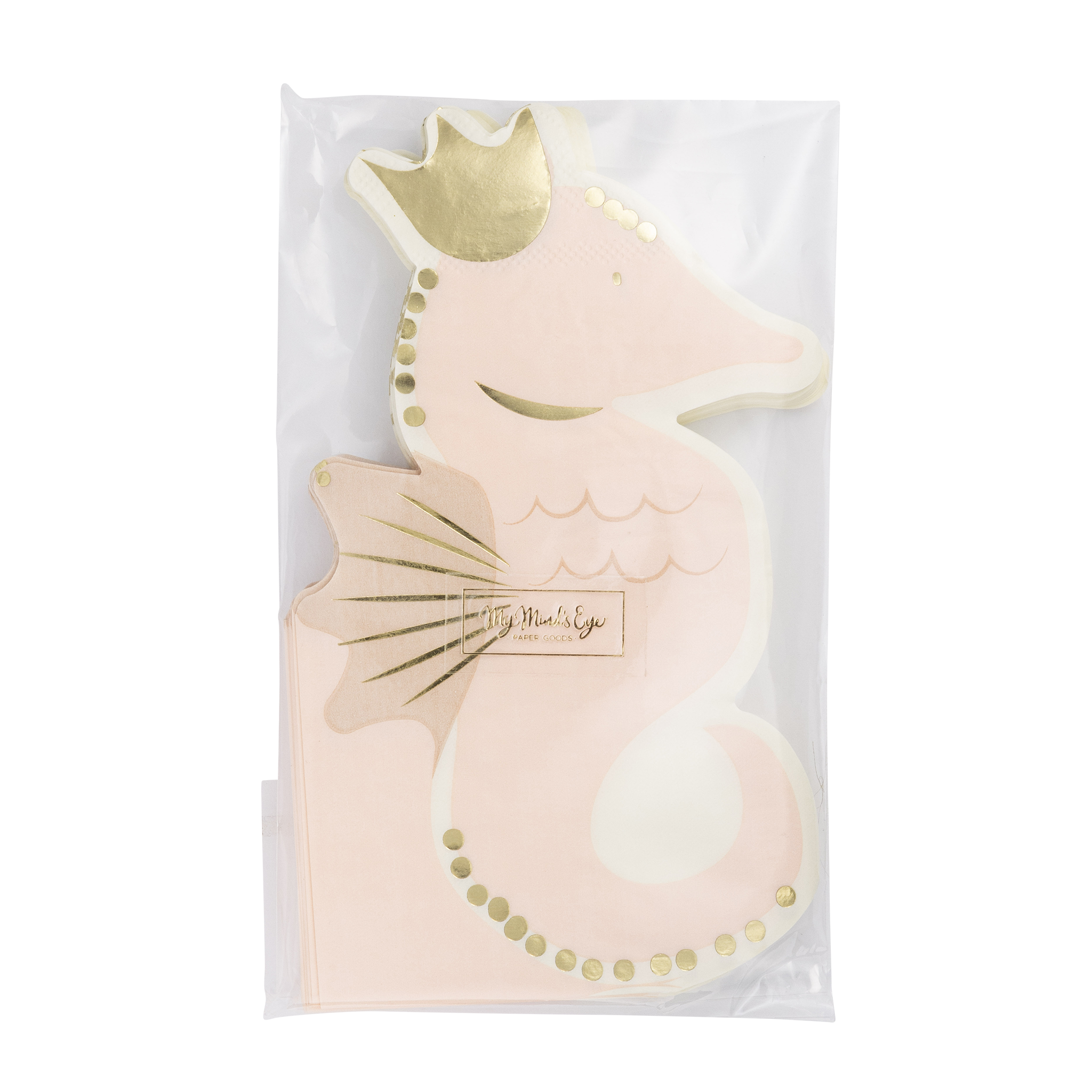 Mermaid Magic Seahorse Napkins