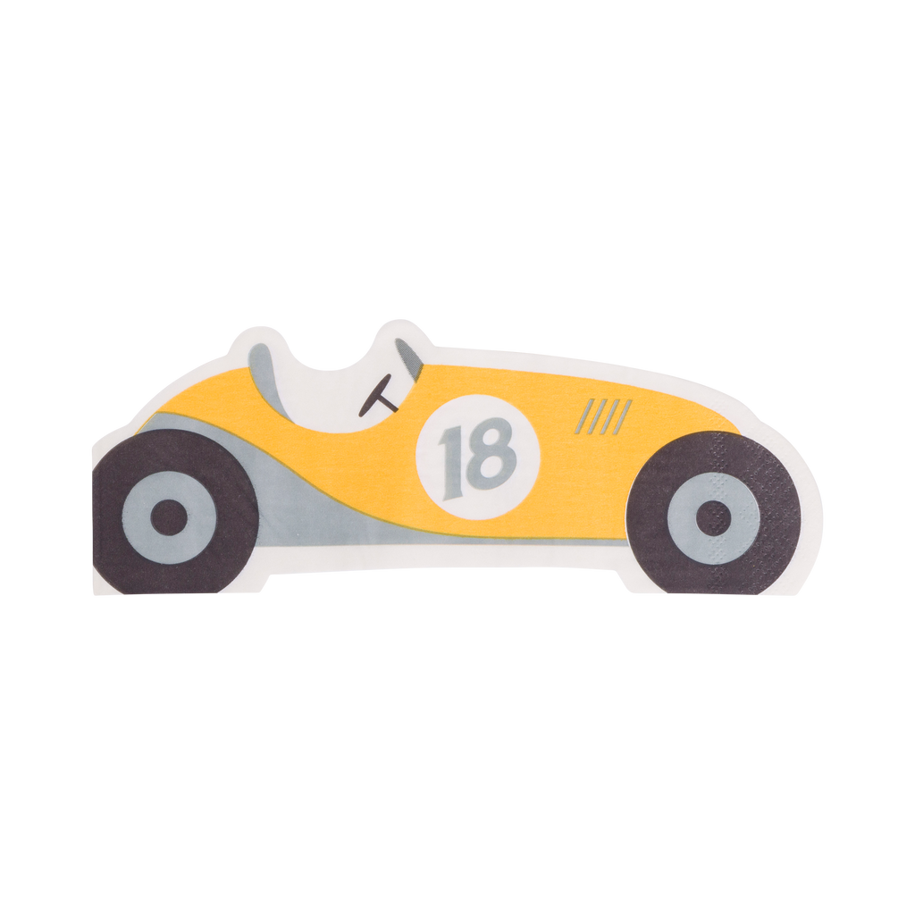 Retro Race Car Napkin Set