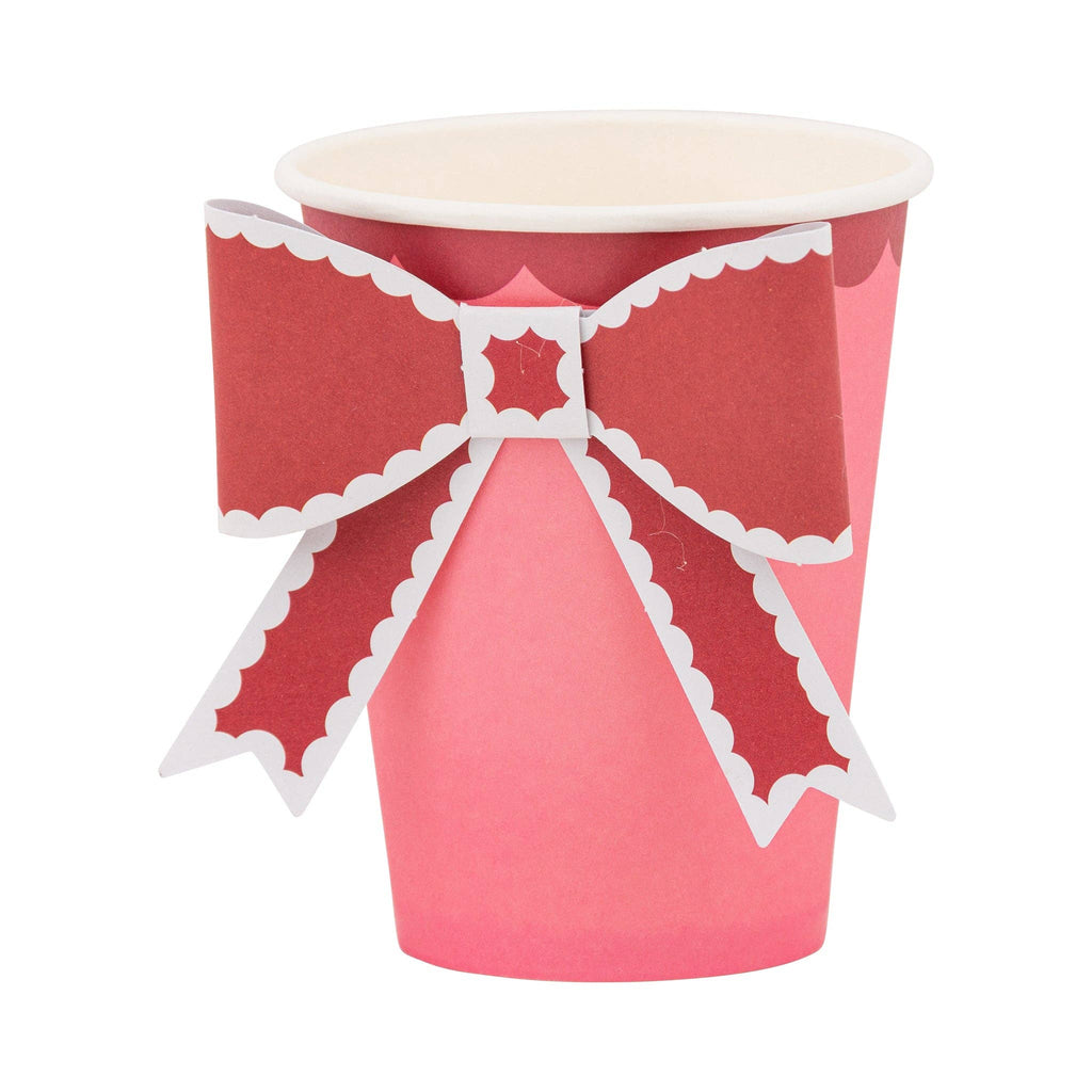 Bow-tiful Bow Paper Cups