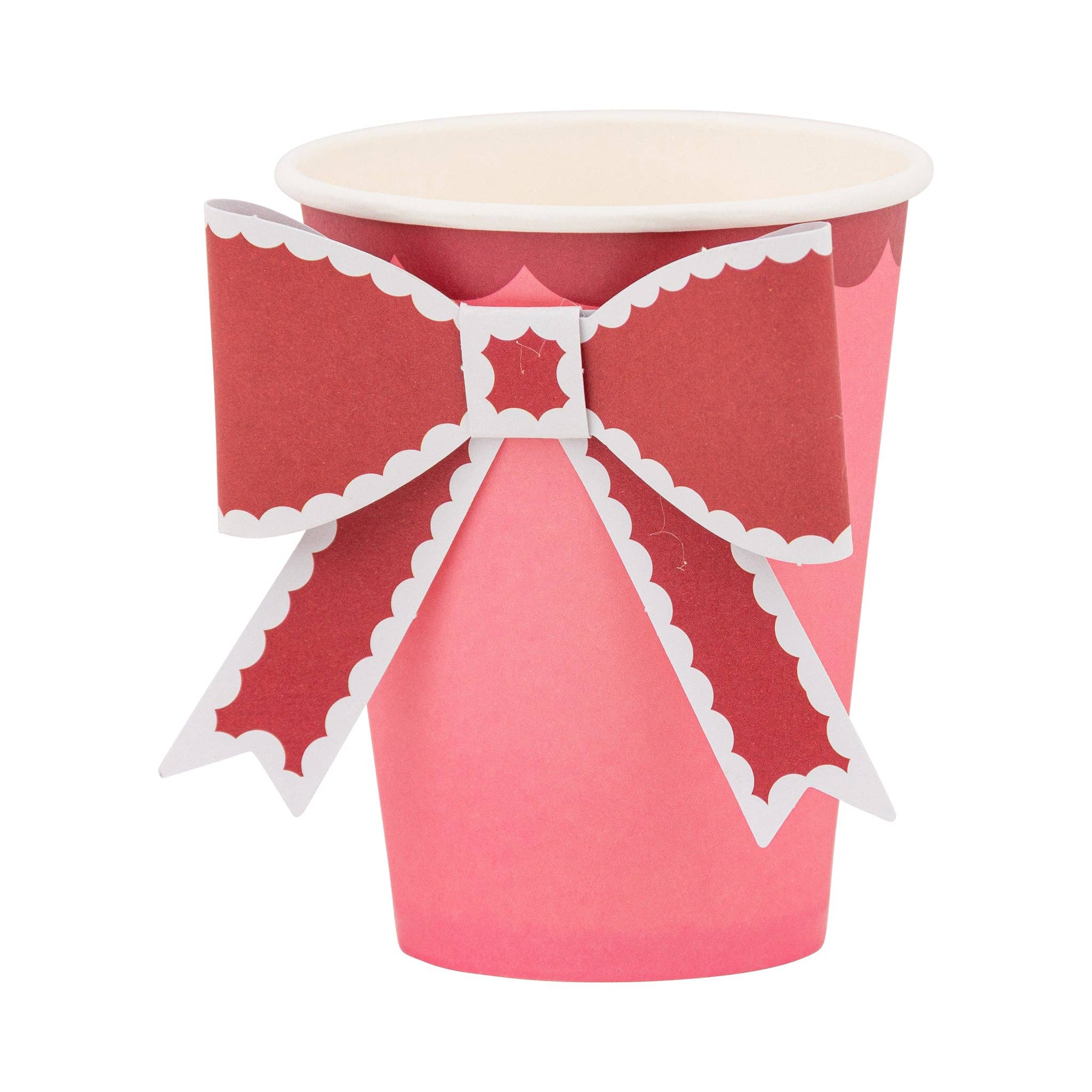 Bow-tiful Bow Paper Cups