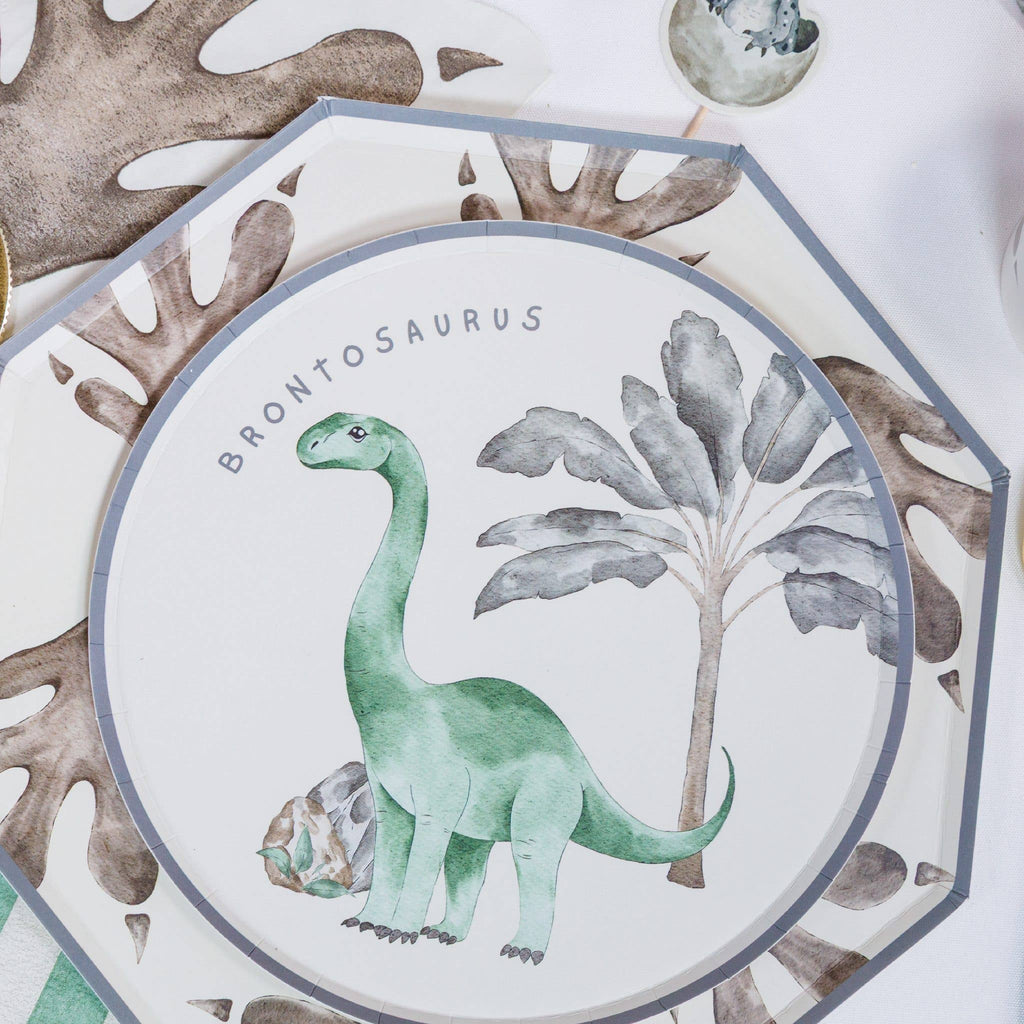 Dinosaur Footprint Paper Plates