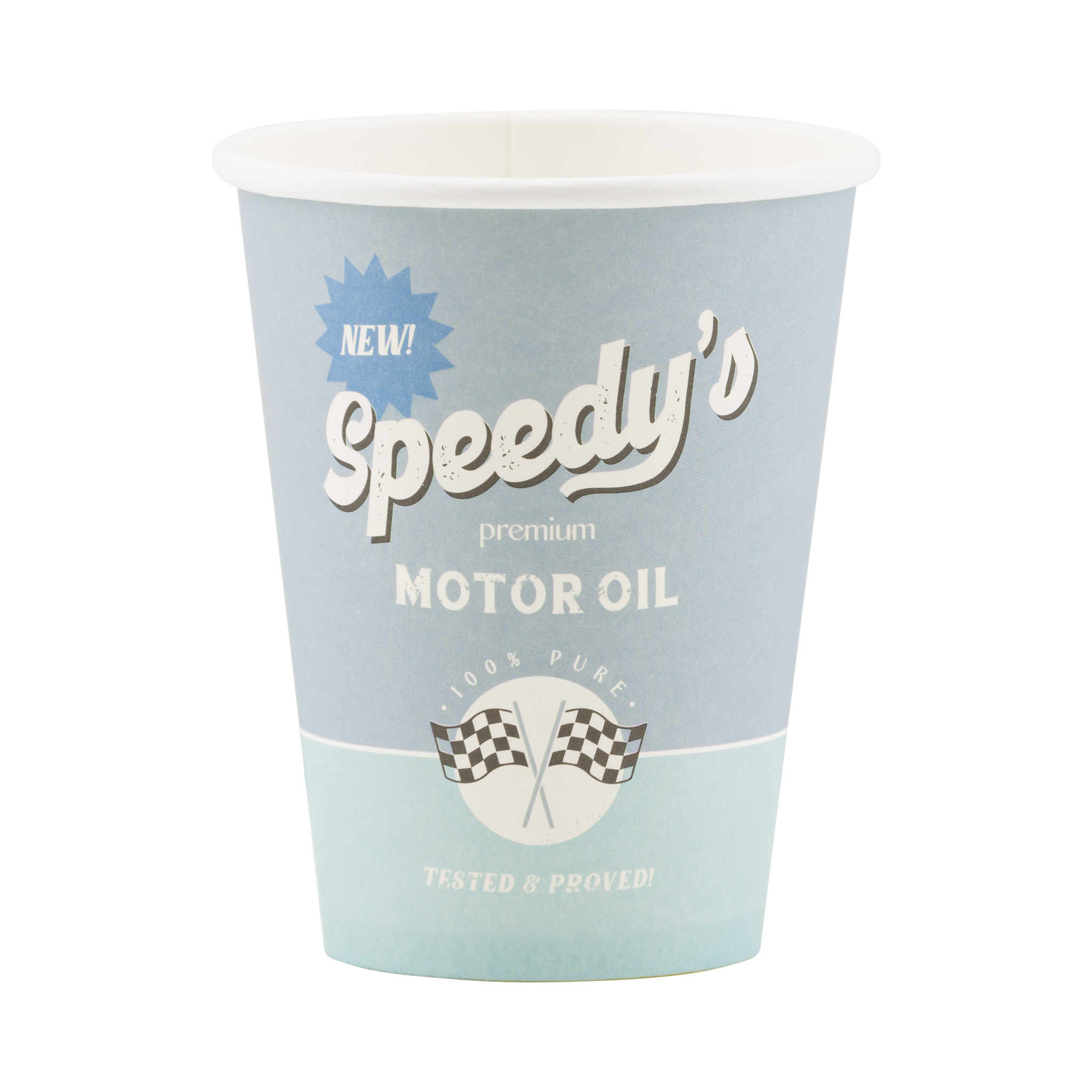 Retro Race Car Paper Cups