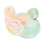 Mermaid Shaped Paper Plate