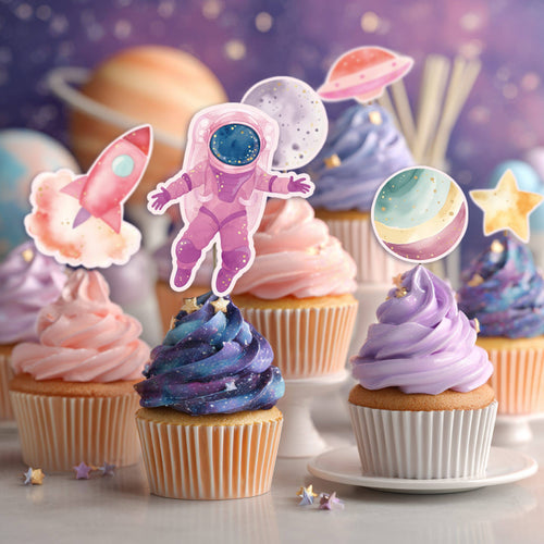 Astronaut Girl Cupcake Kit