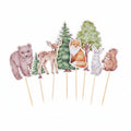 Woodland Animals Cake Toppers