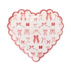 Bow-tiful Heart Shapped Plates