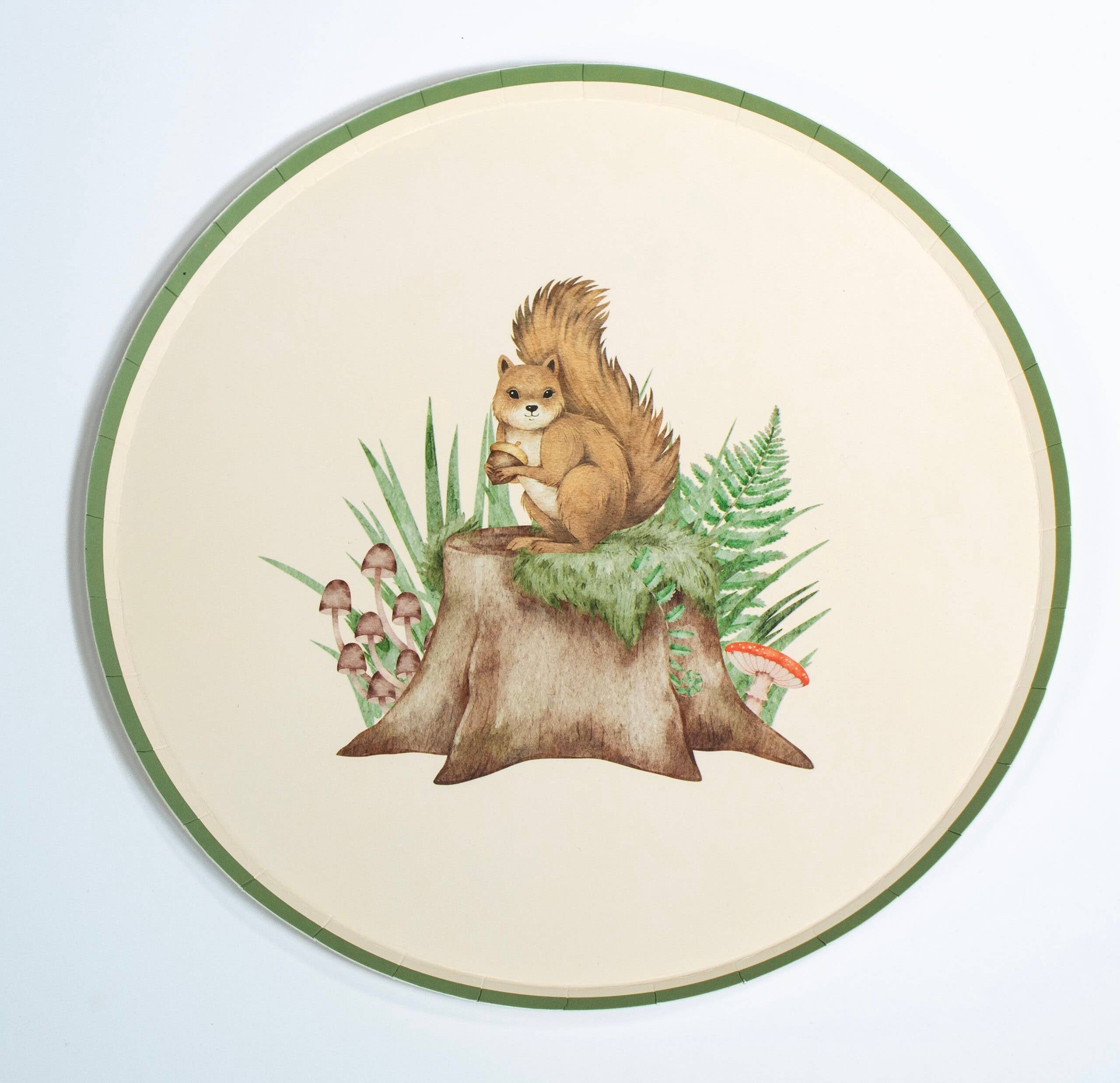 Woodland Animals Paper Plates
