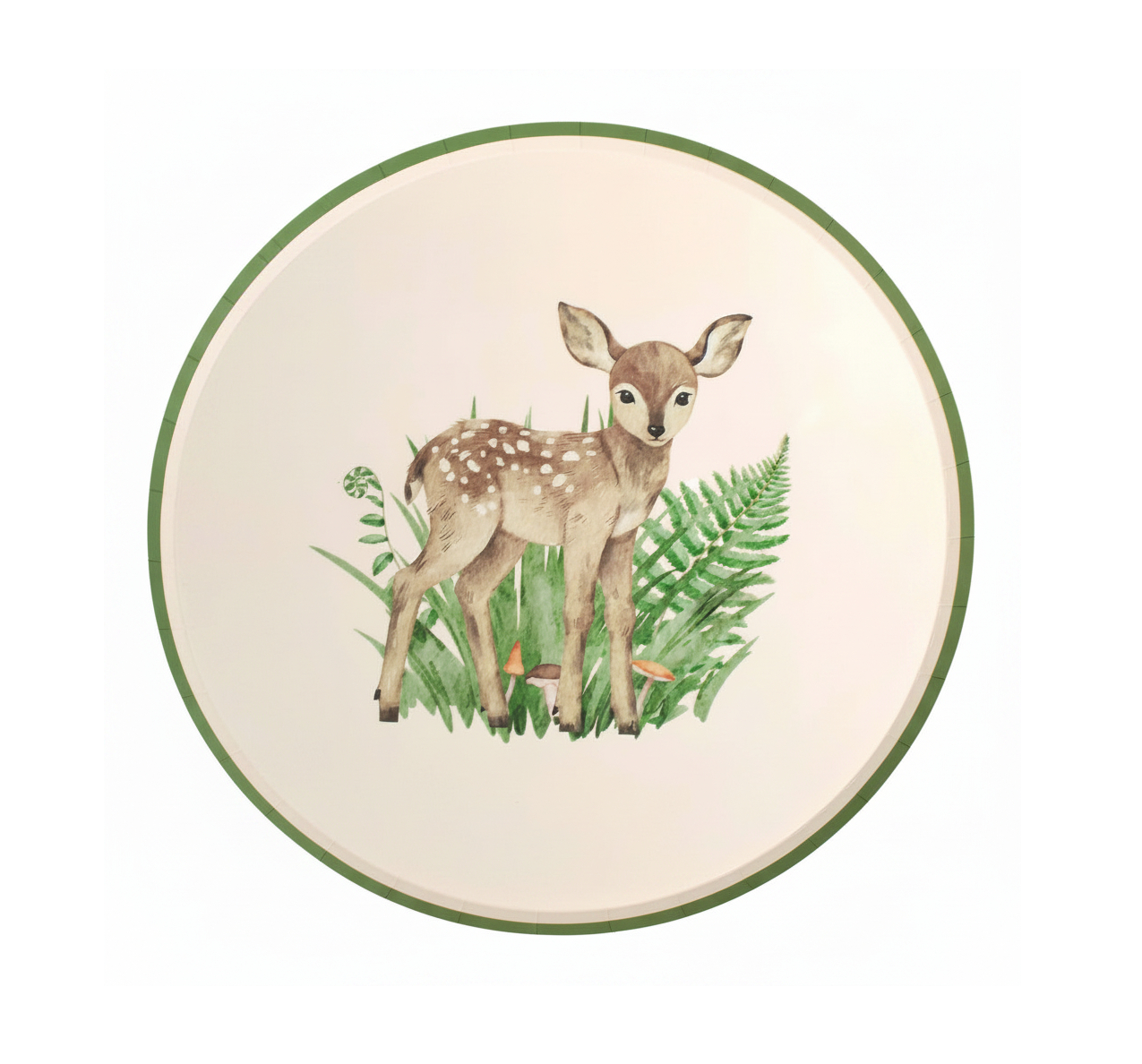 Woodland Animals Paper Plates - Pack of 8