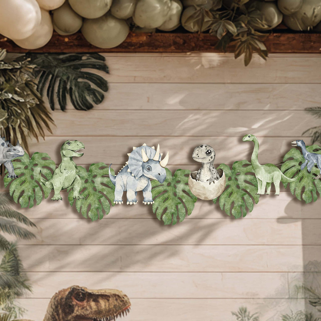 Dinosaur Party Banner