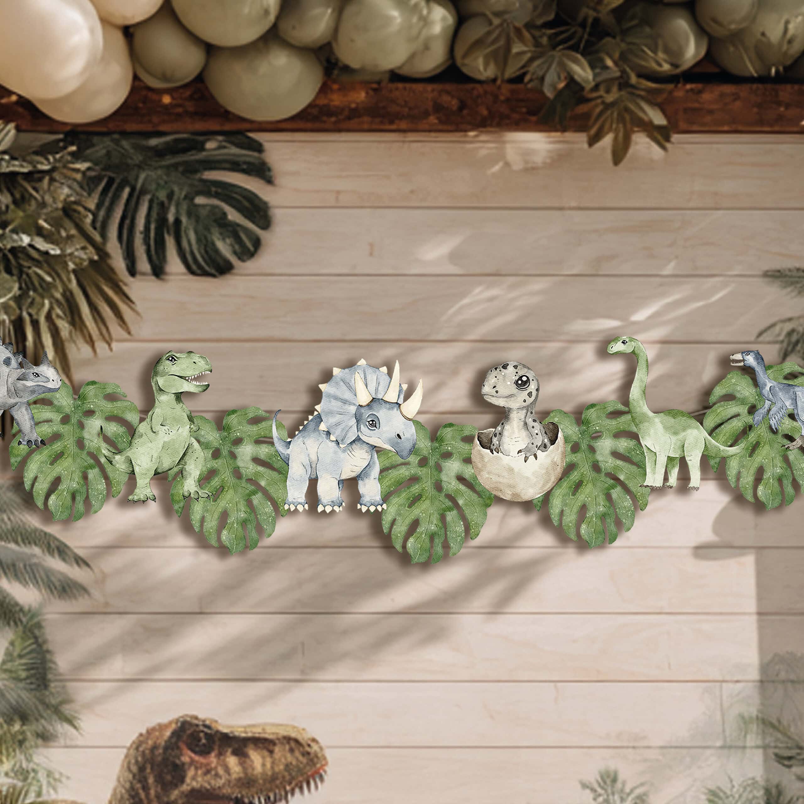 Dinosaur Party Banner