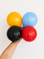 Retro Race Balloon Bunch - 8 Balloons