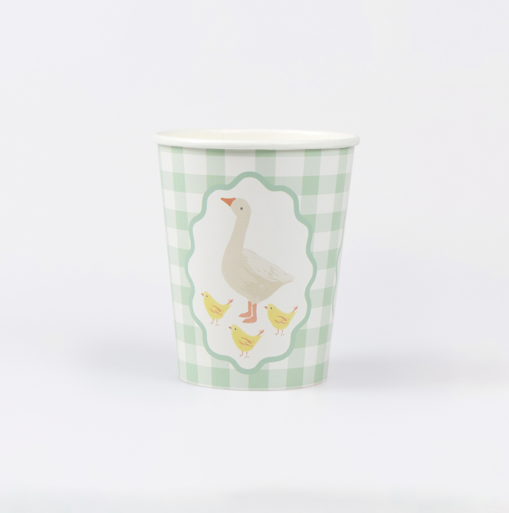 Little Animals Paper Cups - Pack of 8