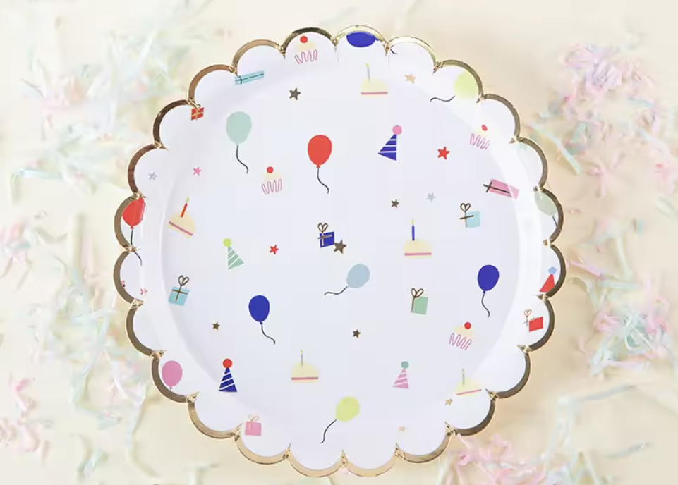 Birthday Paper Plates