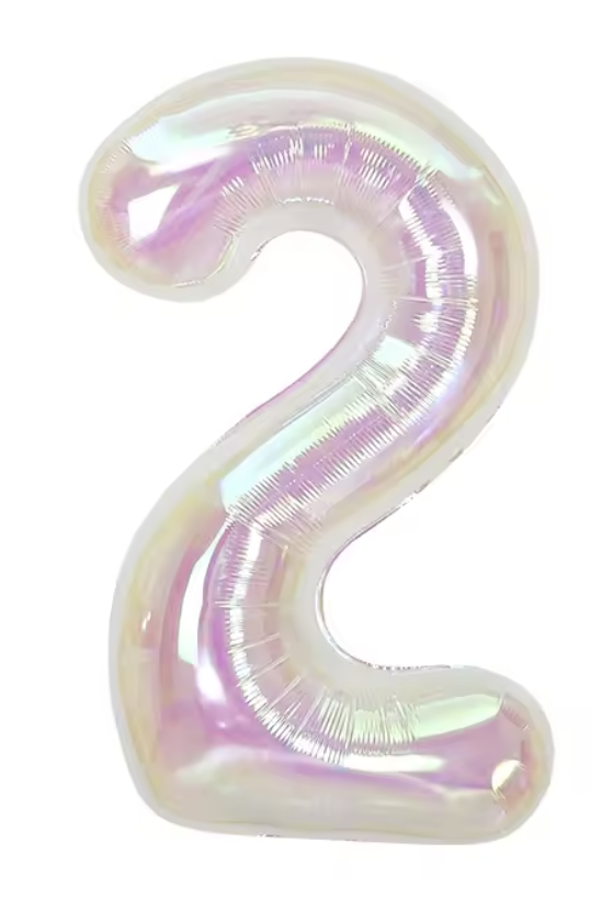 Transparant Number Balloon