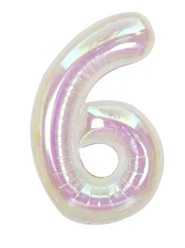 Transparant Number Balloon