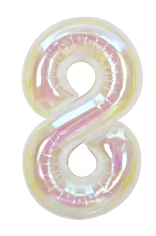 Transparant Number Balloon