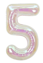 Transparant Number Balloon