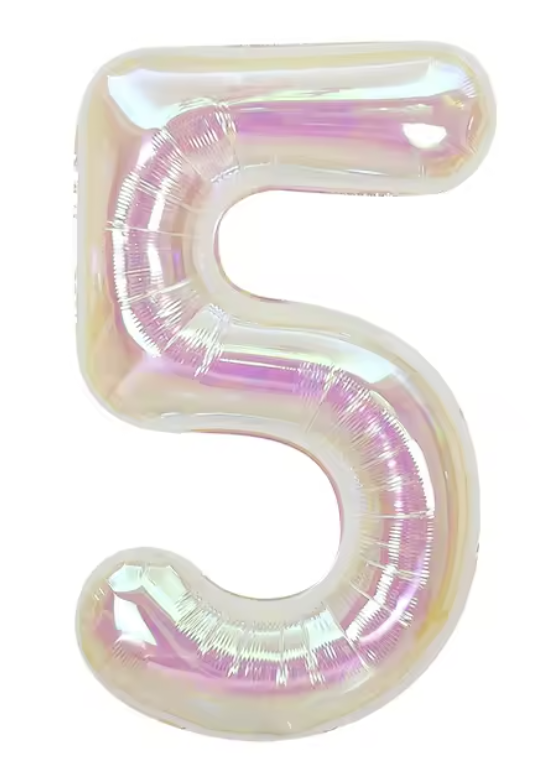 Transparant Number Balloon