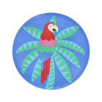 Jungle Jamboree Side Plates - Pack of 8