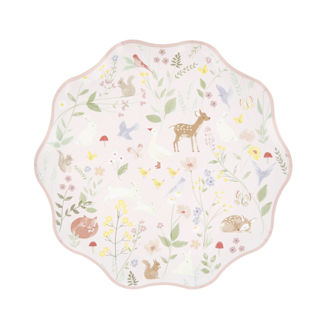 Little Animals Side Plates - Pack of 8