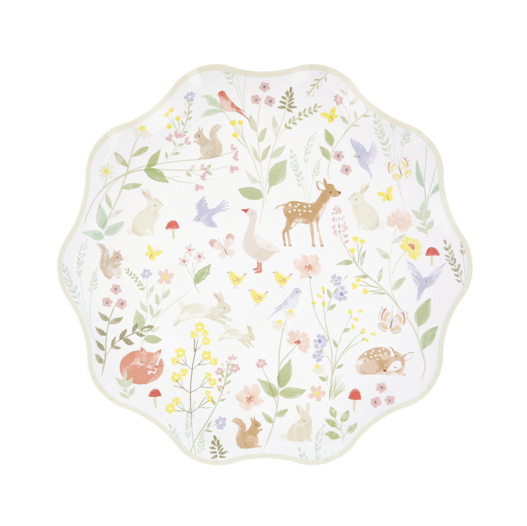 Little Animals Side Plates - Pack of 8