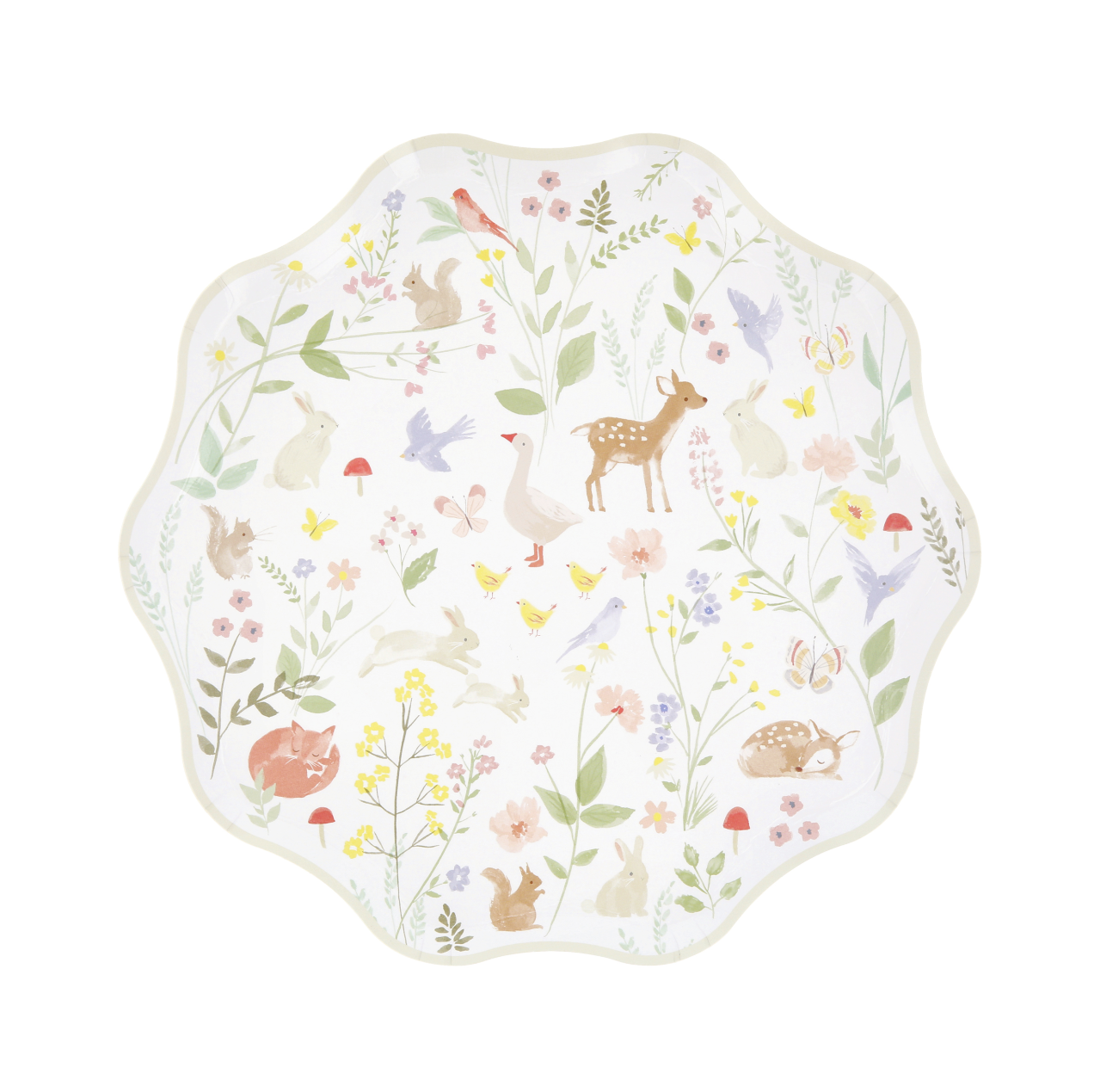 Little Animals Side Plates - Pack of 8