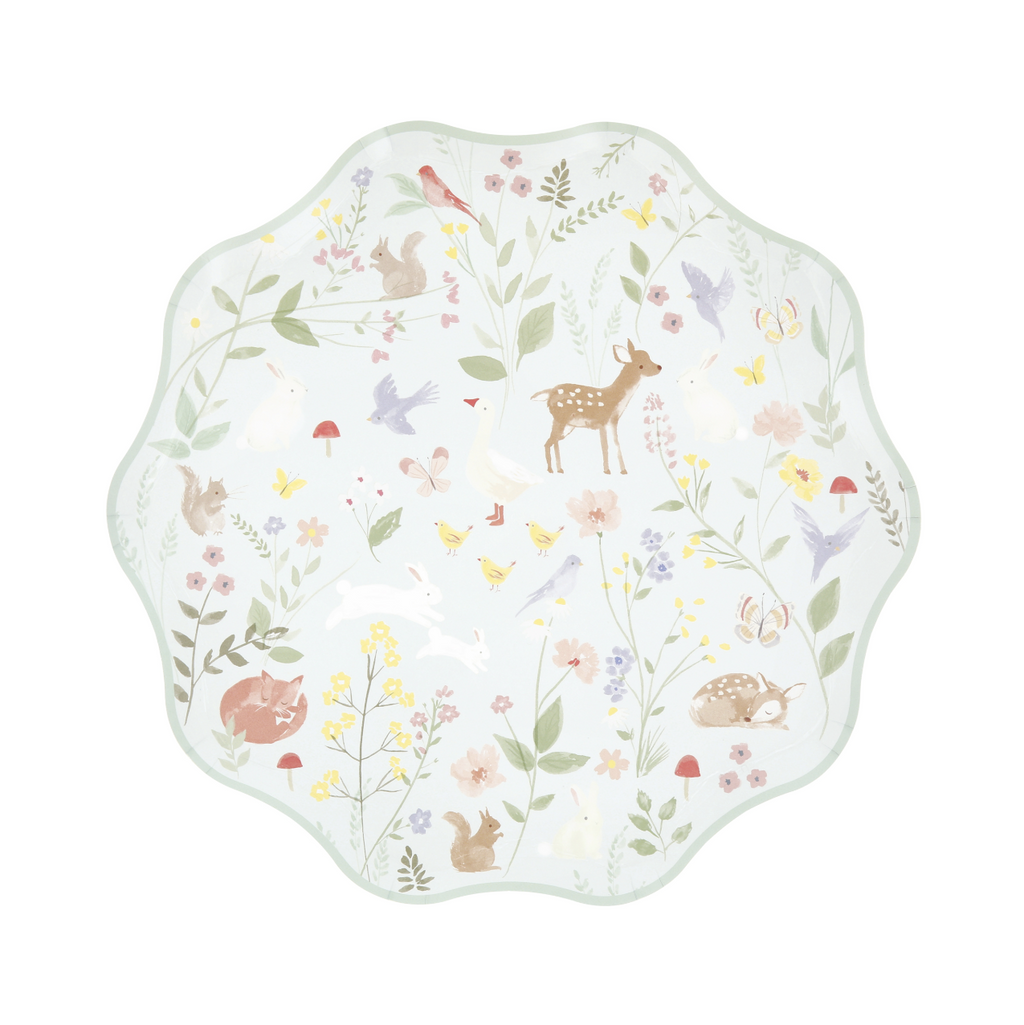 Little Animals Side Plates - Pack of 8