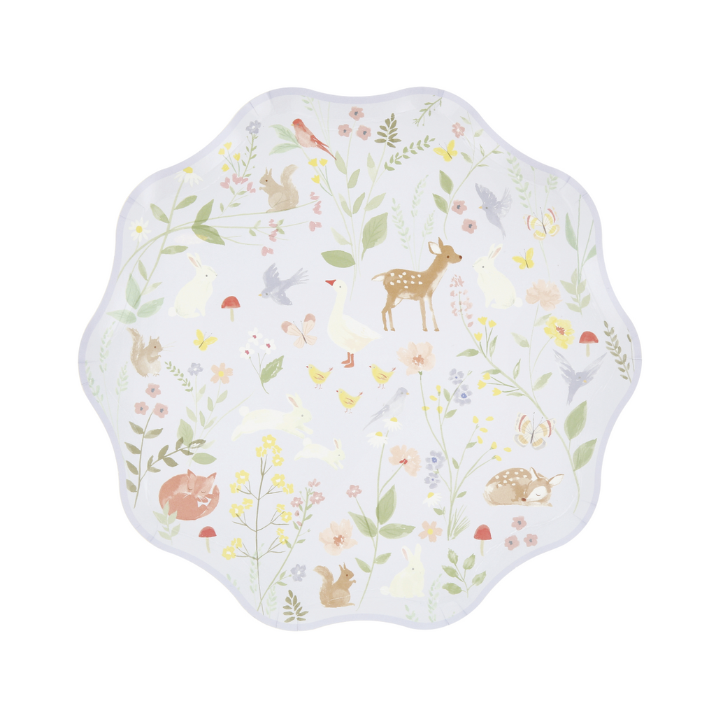 Little Animals Side Plates - Pack of 8
