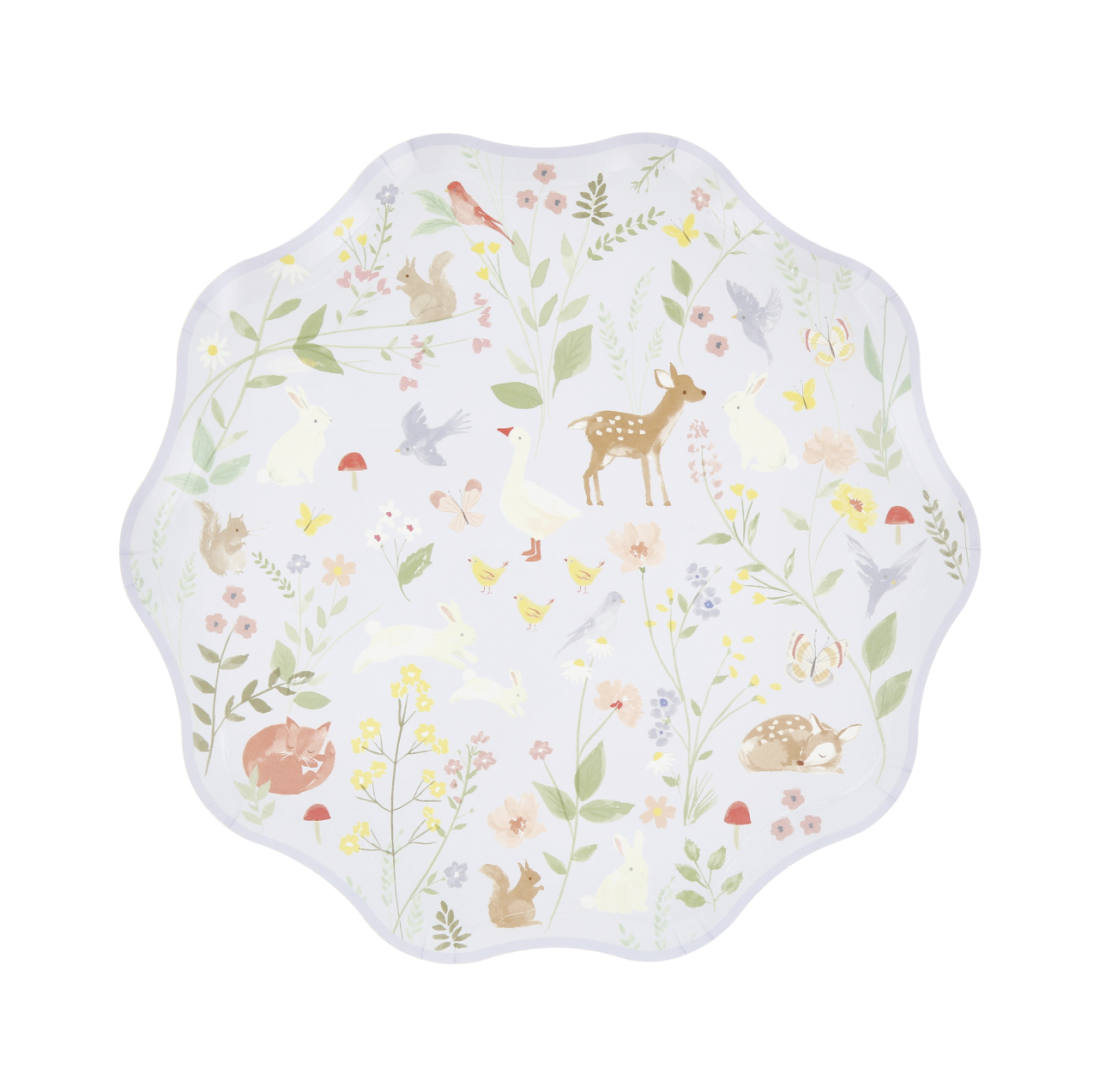 Little Animals Side Plates - Pack of 8