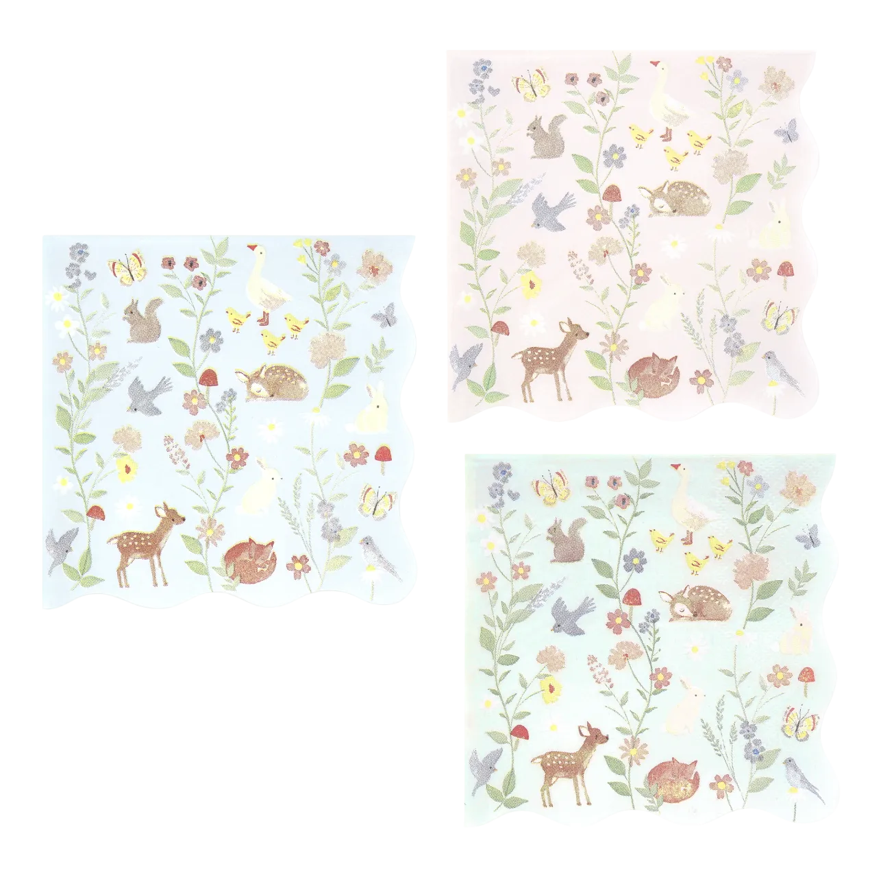 Little Animals Small Napkins - Pack of 16