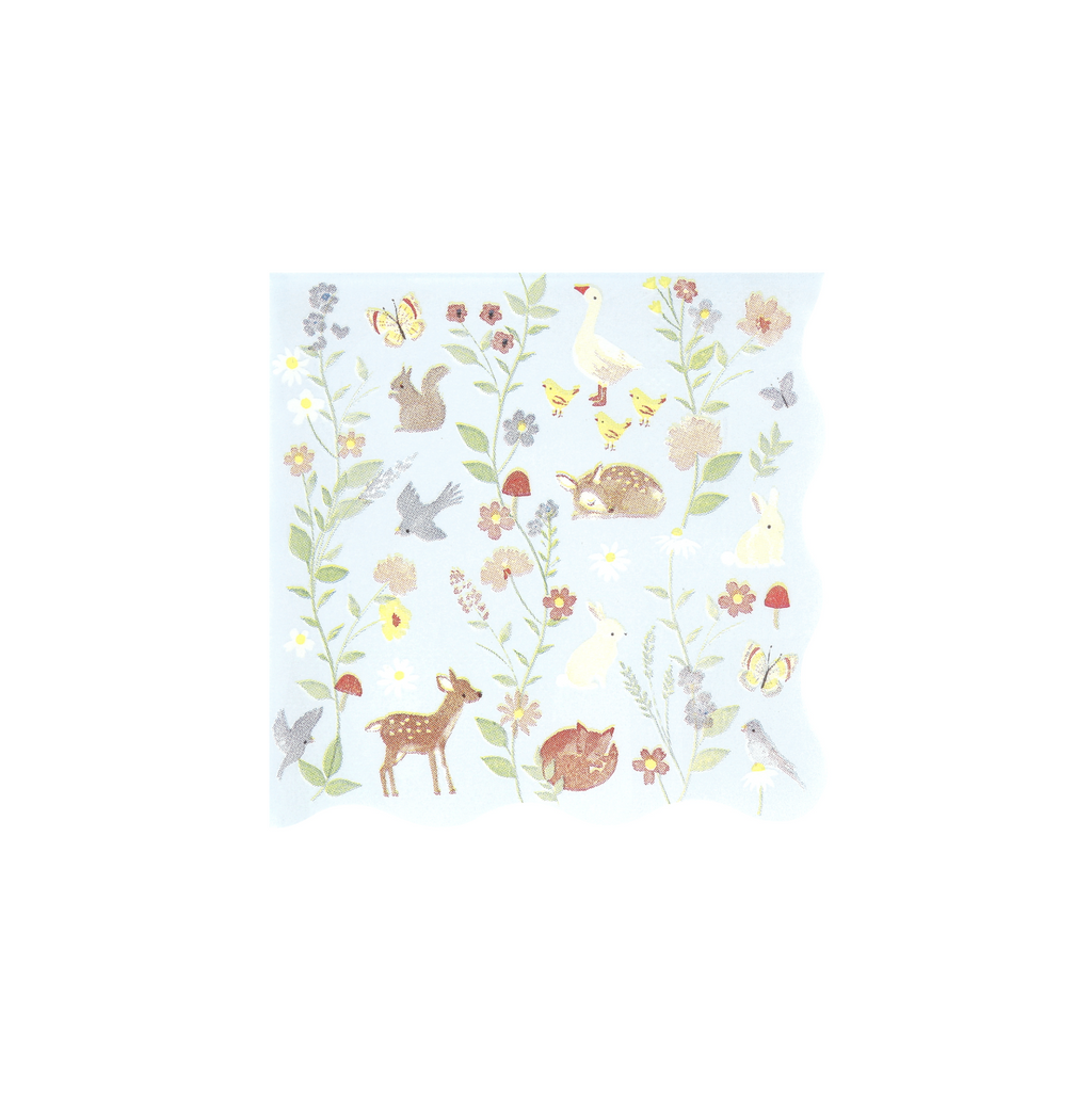 Little Animals Small Napkins - Pack of 16
