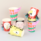 Jungle Jamboree Character Cups - Pack of 8