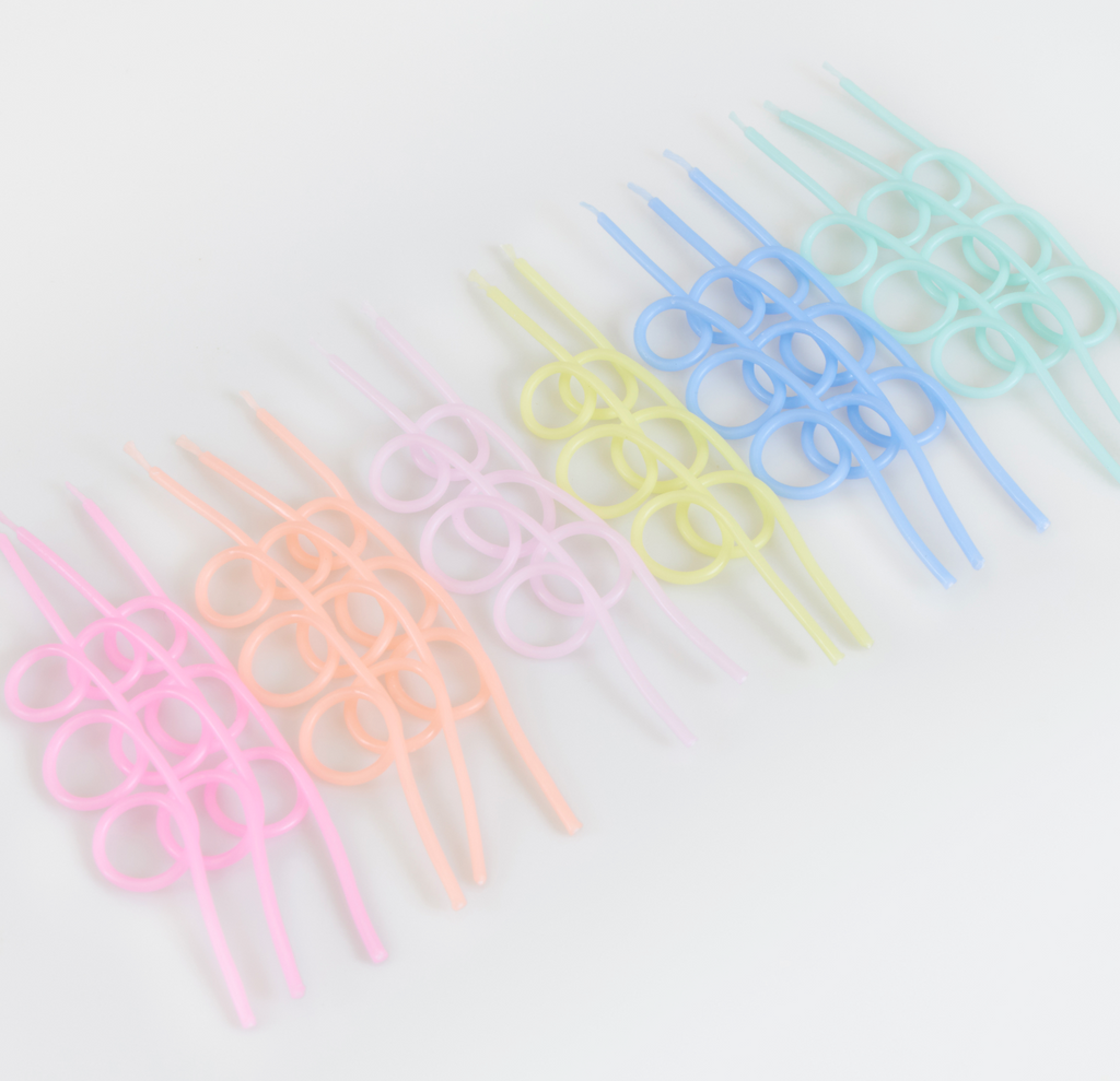 Pastel Loopy Candles - Pack of 16