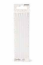 White Taper Candles - Pack of 10