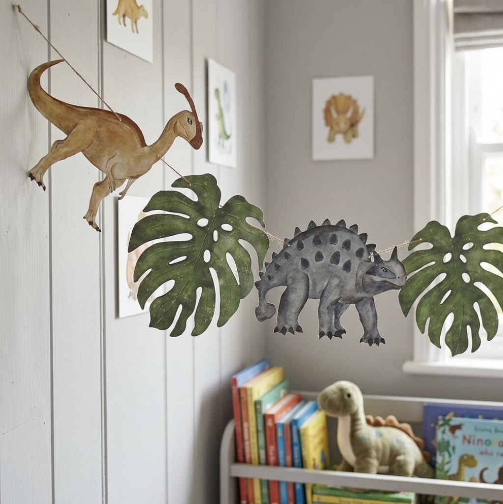Dinosaur Party Banner