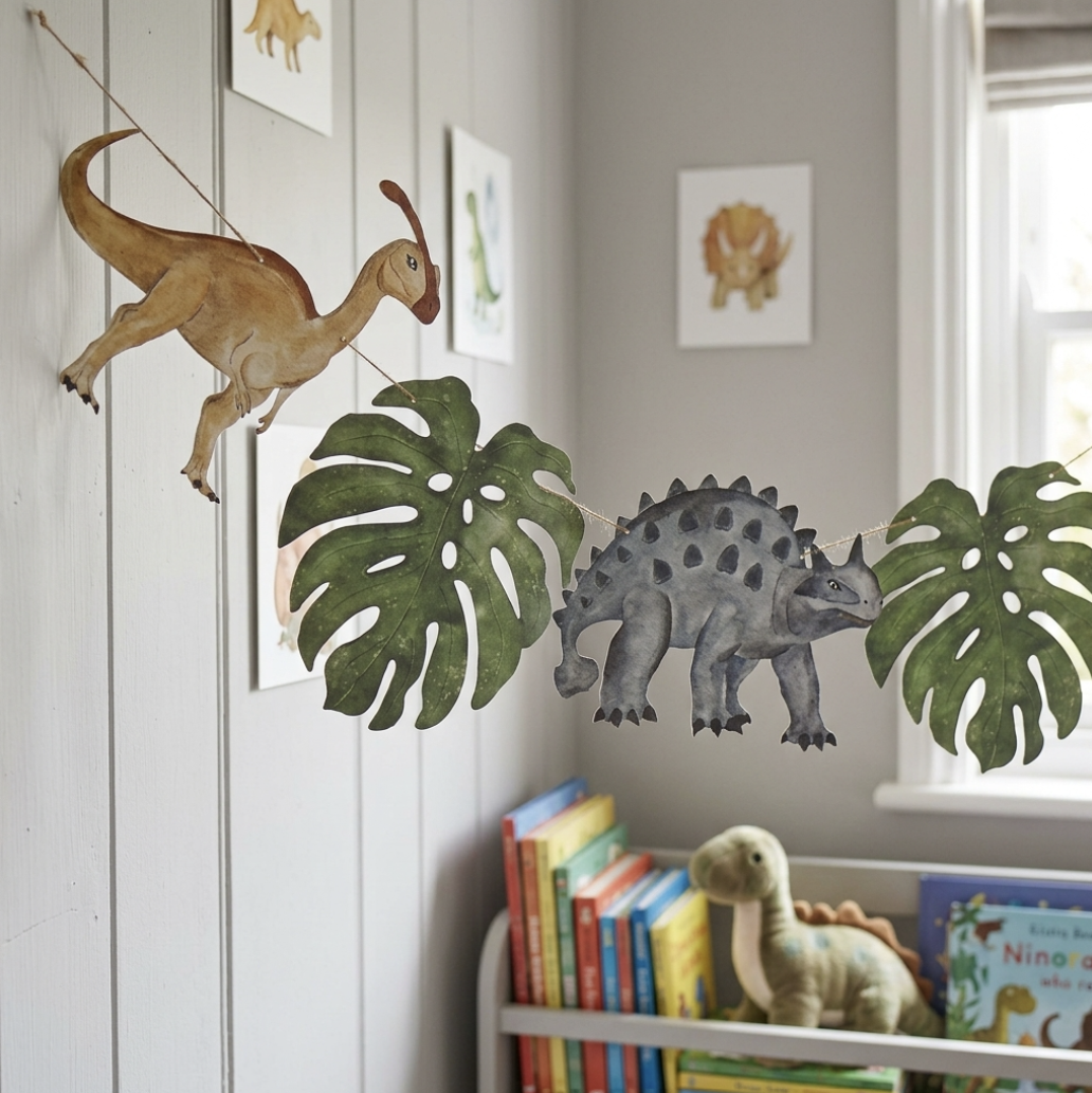 Dinosaur Party Banner