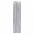 Silver Taper Candles