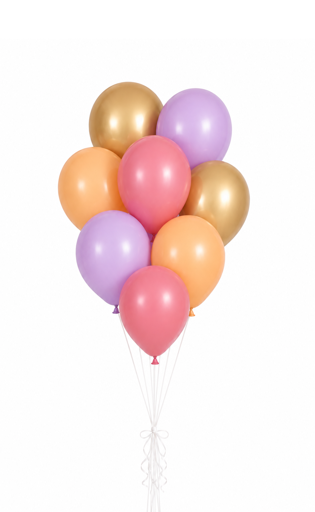 Astronaut Girl Balloon Bunch - 8 Balloons