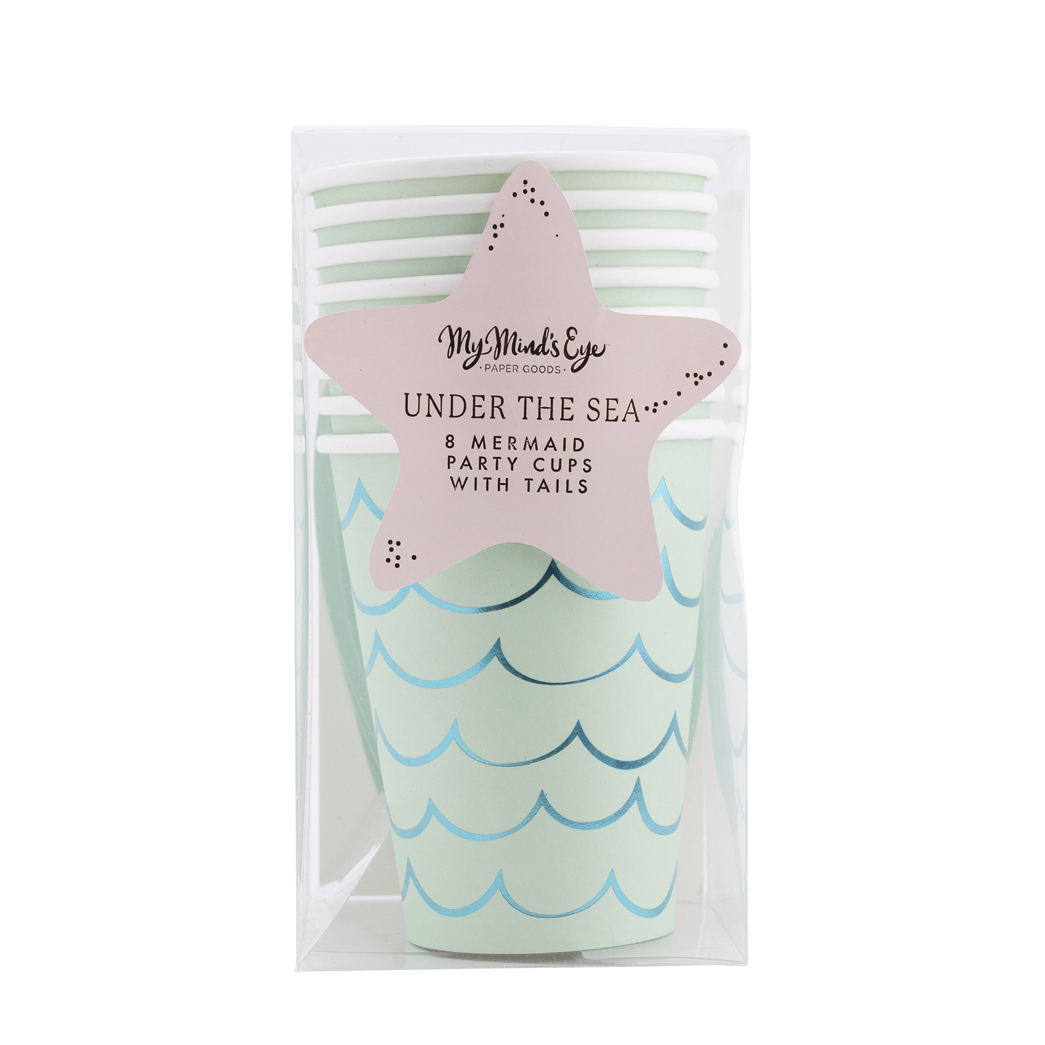 Mermaid Tail Paper Cups