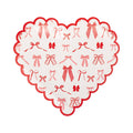 Bow-tiful Heart Shapped Plates