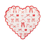 Bow-tiful Heart Shapped Plates