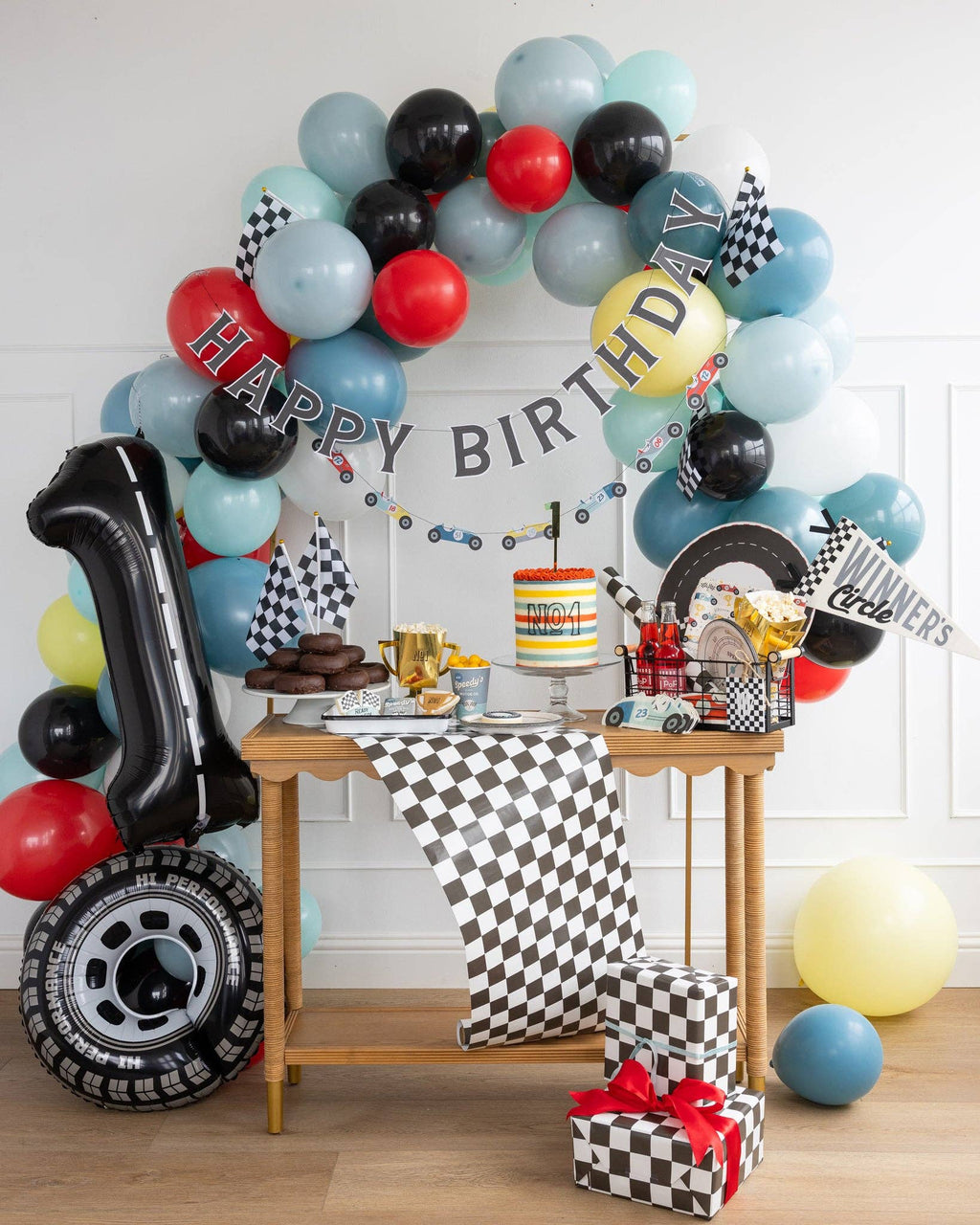 Retro Race Car Napkin Set